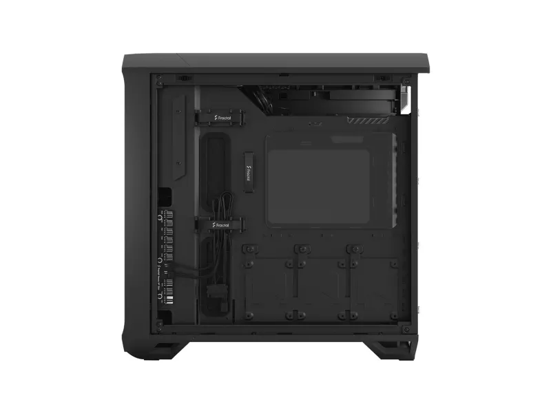 Fractal Design Torrent Compact - Tower - udvidet ATX - ingen strømforsyning (ATX) - sort TG mørk tone - USB/Lyd