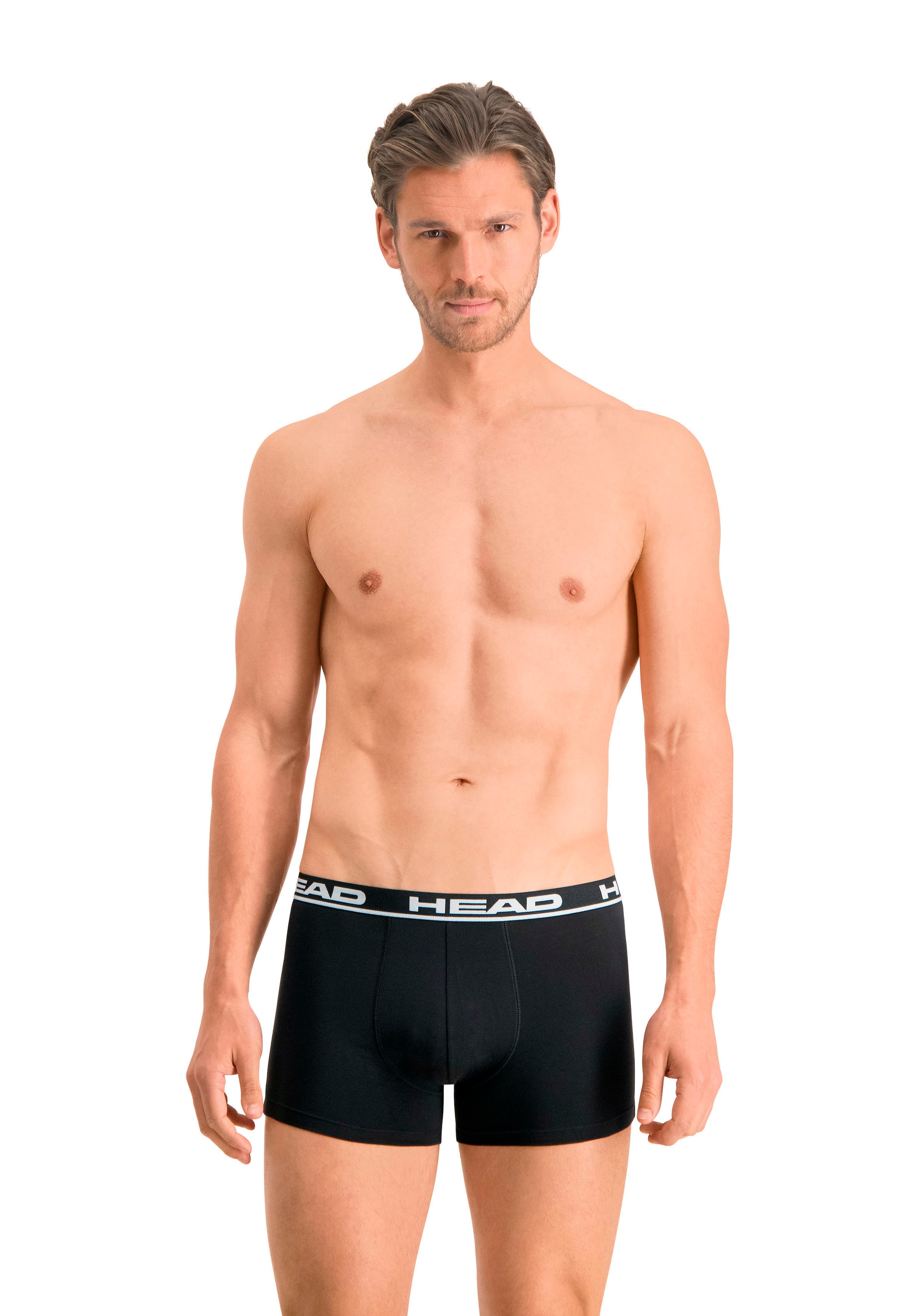 Head Boxershorts »HEAD BASIC BOXER 2P«, mit elastischem Logobund