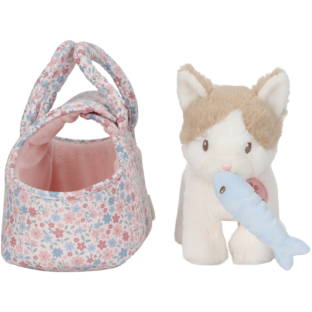 little dutch knuffelkat met draagtas - marley