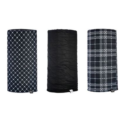 Tour de cou Oxford COMFY TARTAN 3-PACK - Noir / Blanc