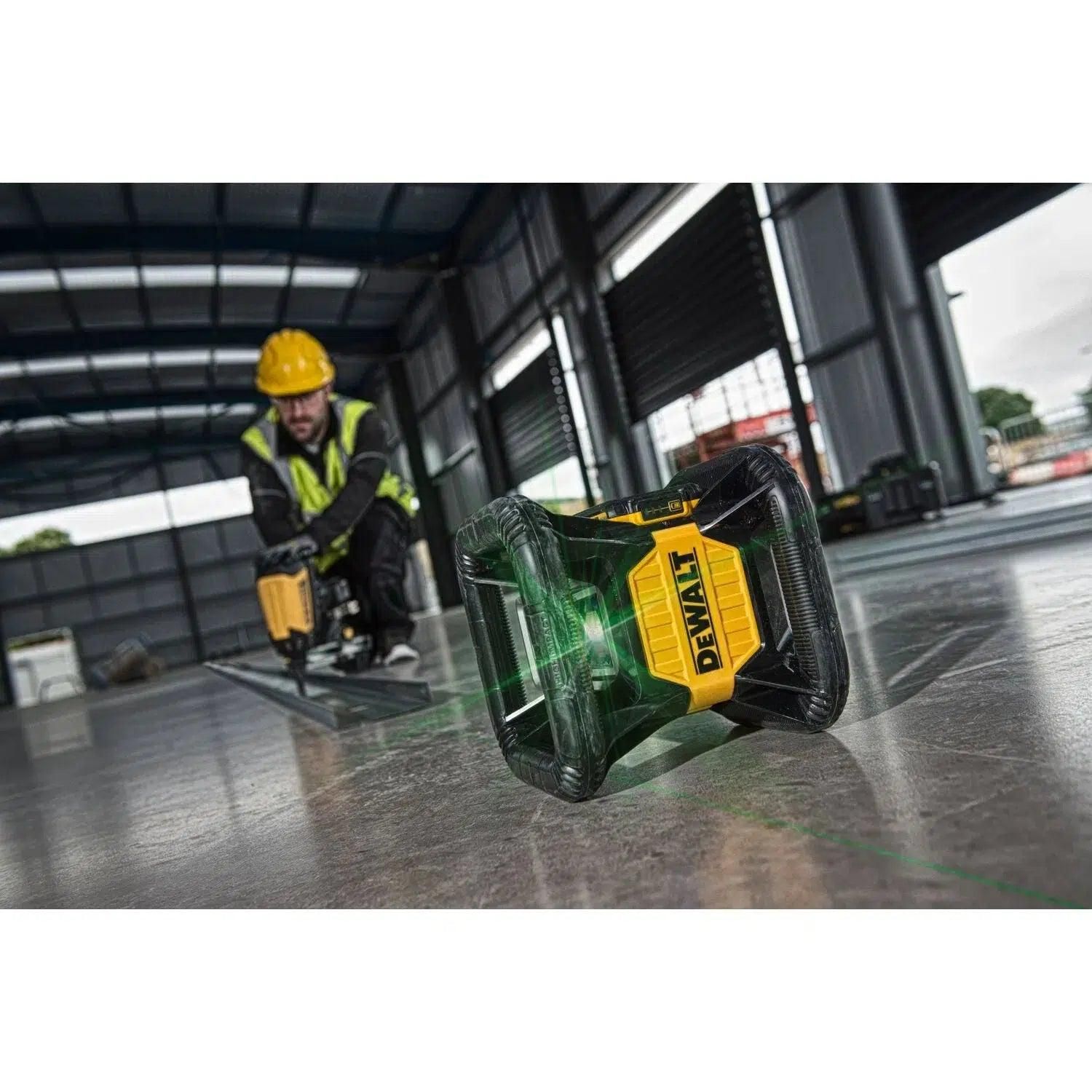 DeWALT DCE079D1G Volautomatische roterende laser groen 18V XR 2.0Ah in TSTAK