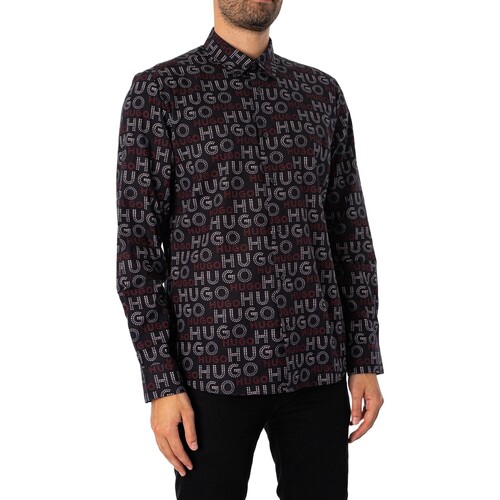 BOSS - Camisa Emero Negro