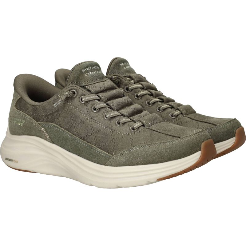 Skechers Slip-Ins Contour Foam Sneakers Groen Dames