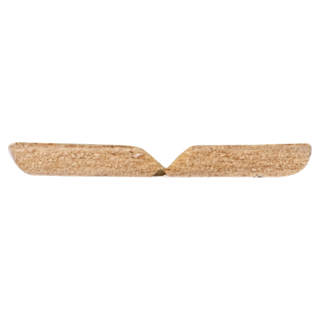 Vouwhoek zelfklevend MDF wit fineer 20x20 mm lengte 260 cm