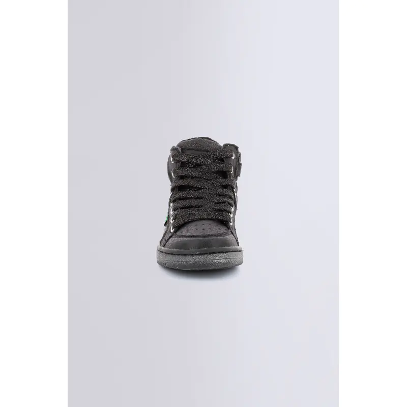 LOWELL NOIR BRILLANT (24-39) SNEAKERS HAUTES Synthétique Garçon