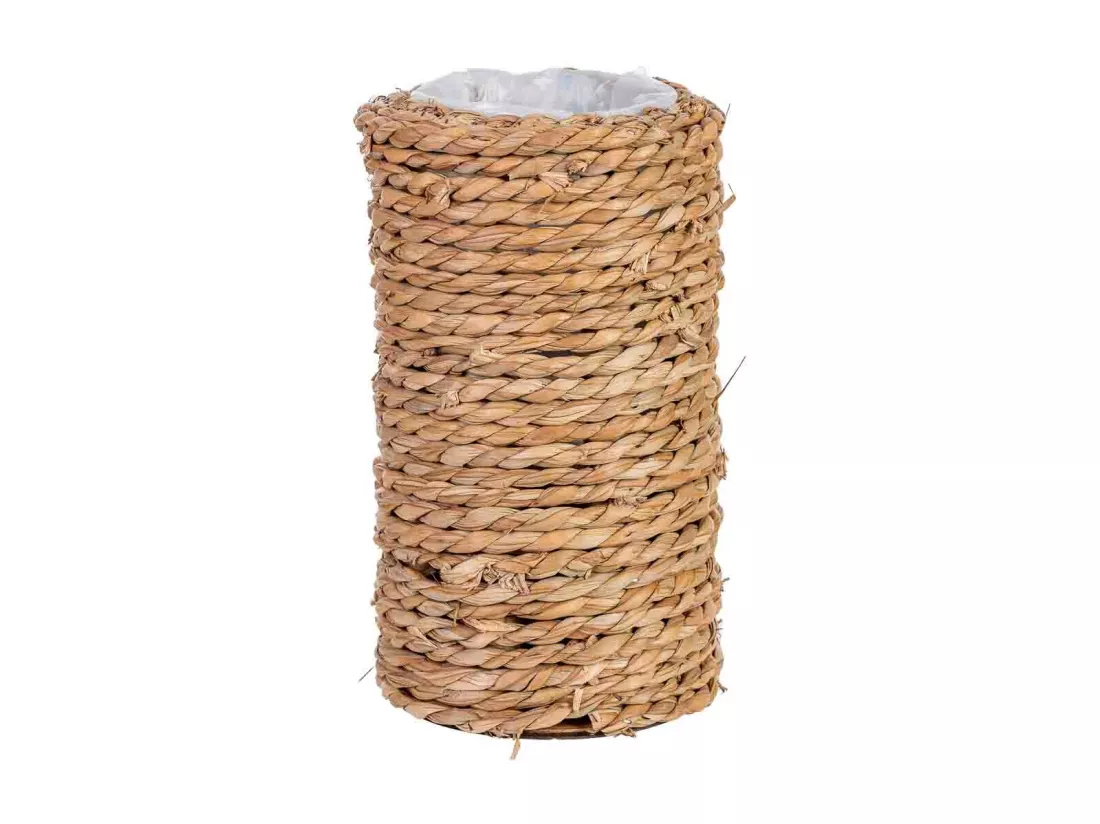 Vase en corde 17x17x29h cm