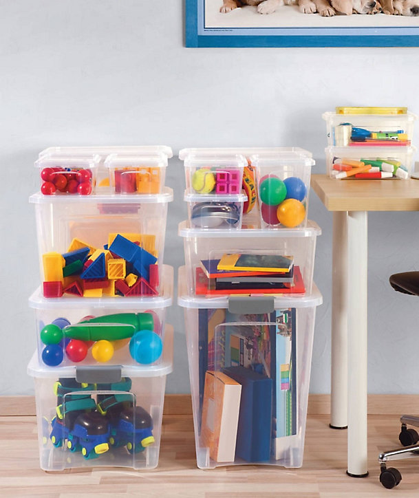 Lot de 3 boîtes de rangement Combi Box 67L