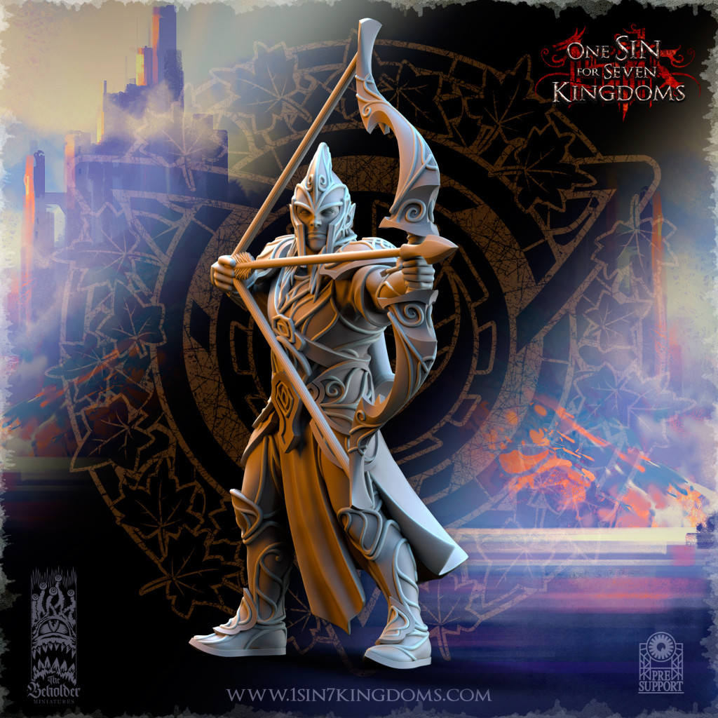 The Beholder Miniatures - Elfes - Archers