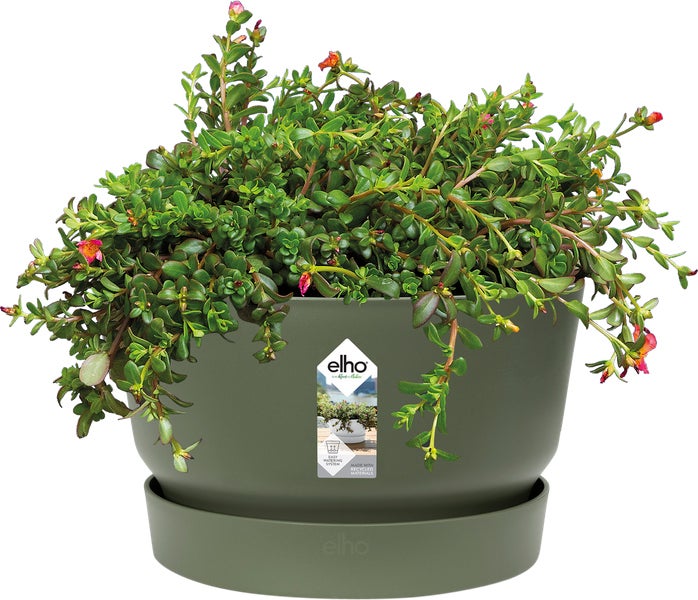 Elho bloempot Greenville groen D 32,5 H 19,4 cm