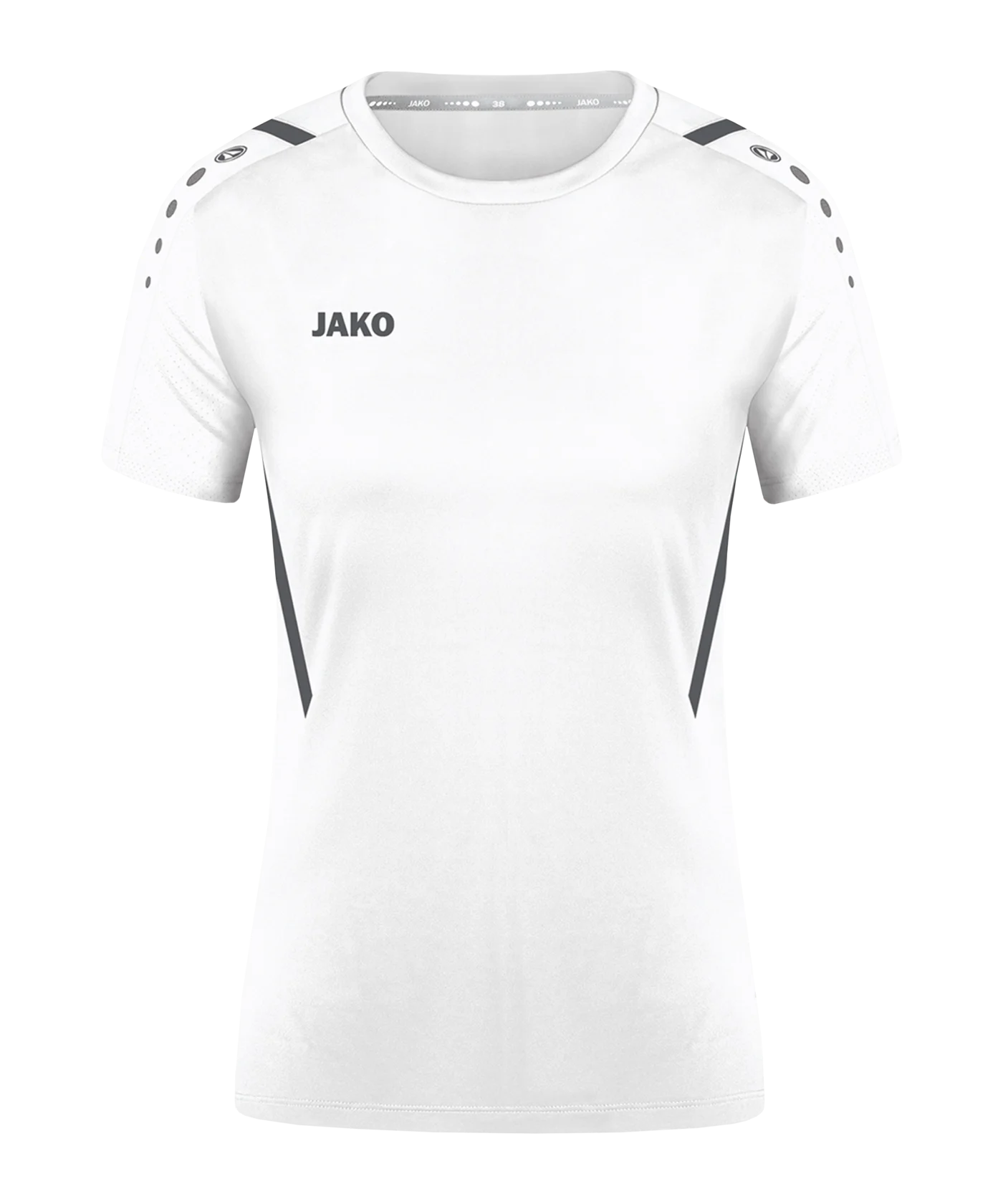 JAKO Challenge Trikot Damen Weiss Grau F02