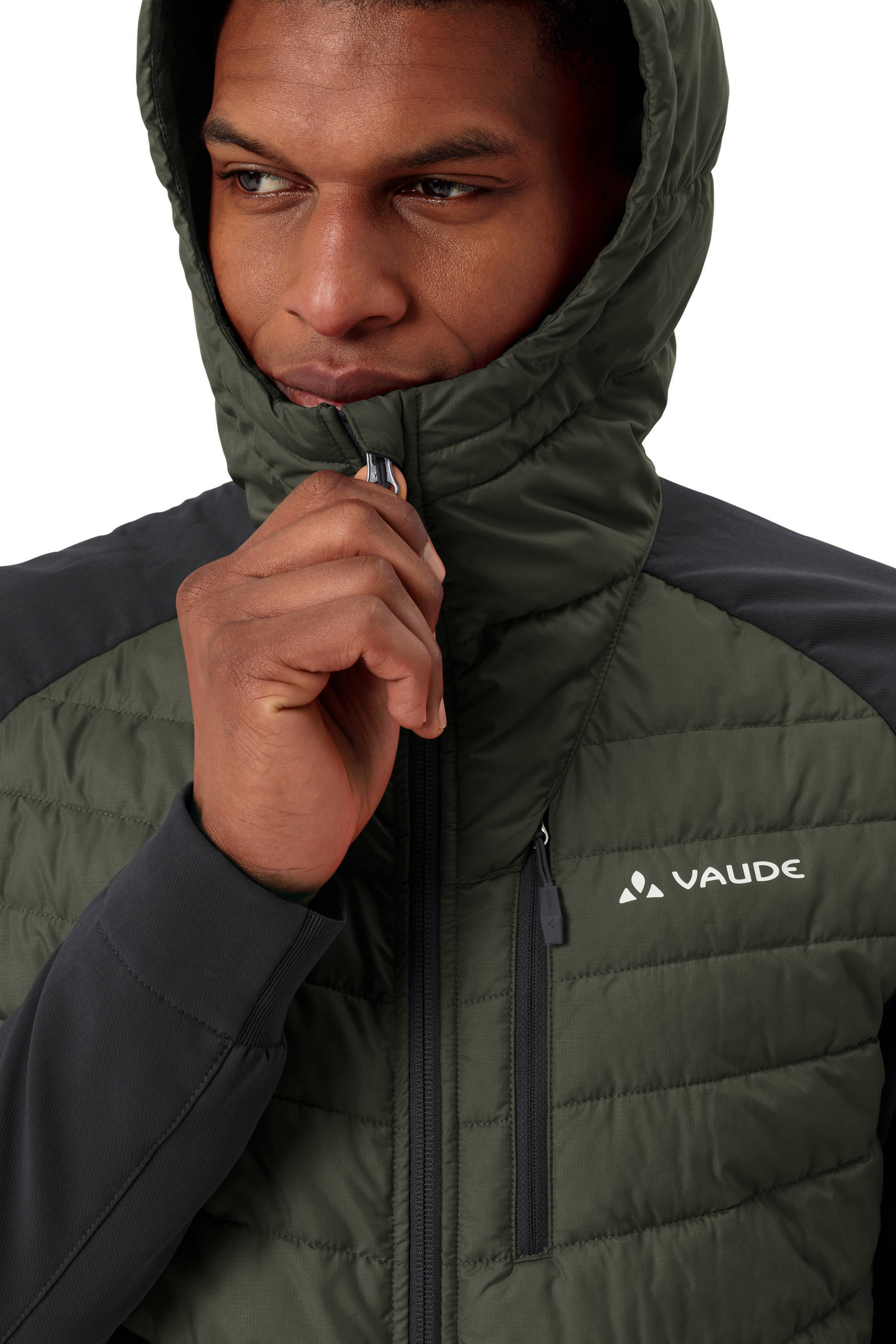 VAUDE jas Elope Hybrid kaki