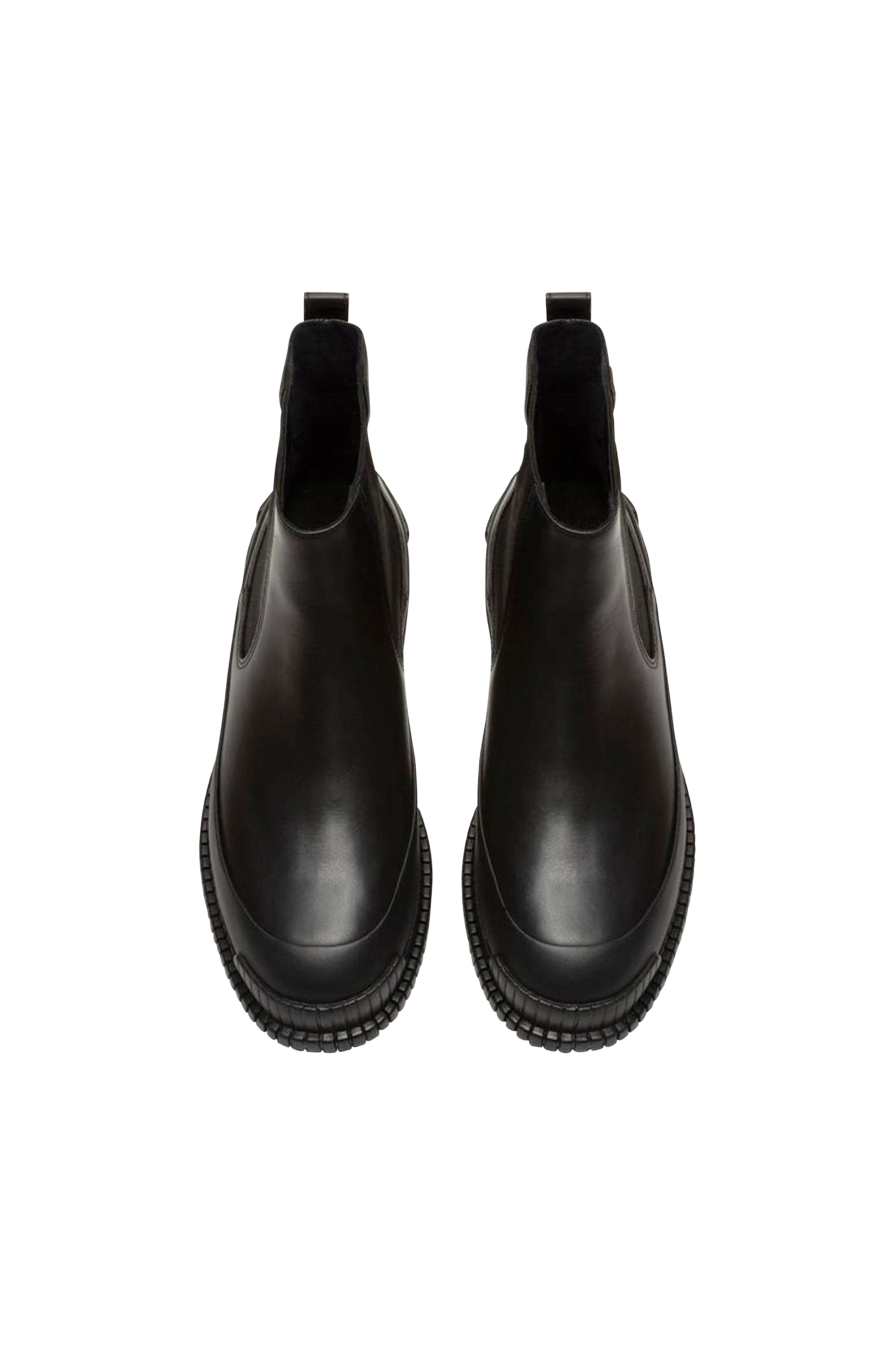 CAMPER Bottines en cuir mélangé PIX Noir