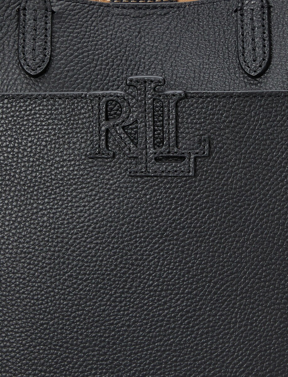 LAUREN RALPH LAUREN<br>Bolsa pequena feminina de couro, com alça de ombro, CAMERYN