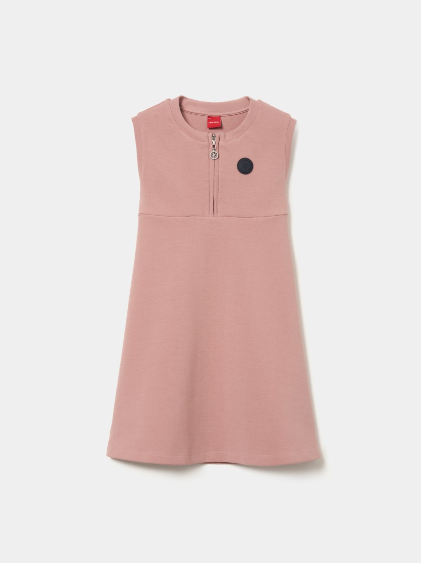 Vestido malha sem mangas
