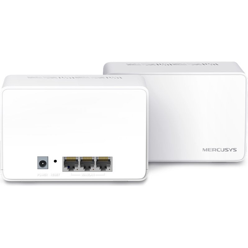 Mercusys Halo H80X (2-pack) Bi-bande (2,4 GHz / 5 GHz) Wi-Fi 6 (802.11ax) Blanc 3 Interne