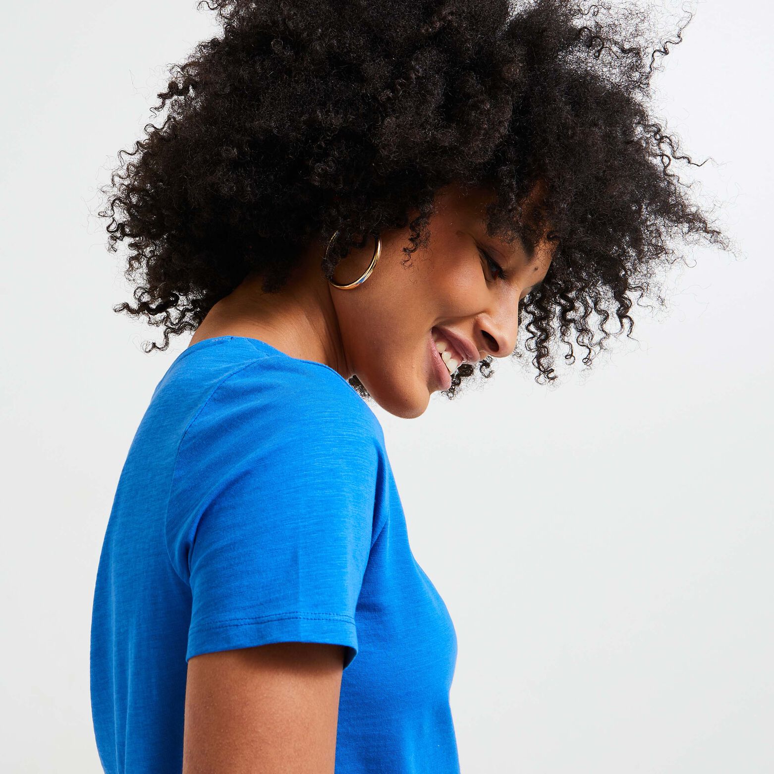 Tshirt col V femme