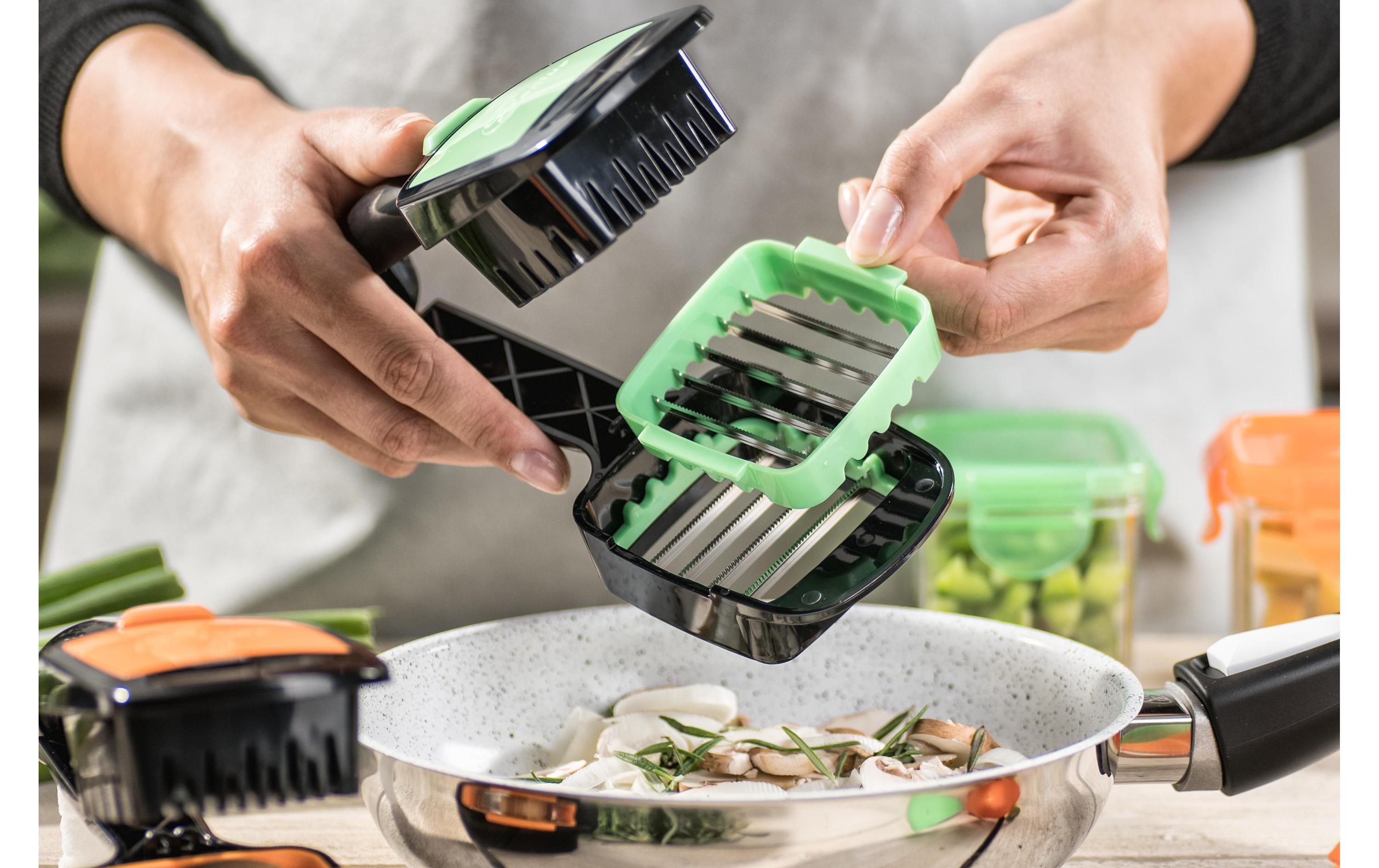Gemüseschneider Nicer Dicer Quick 7-teilig, GrünGemüseschneider