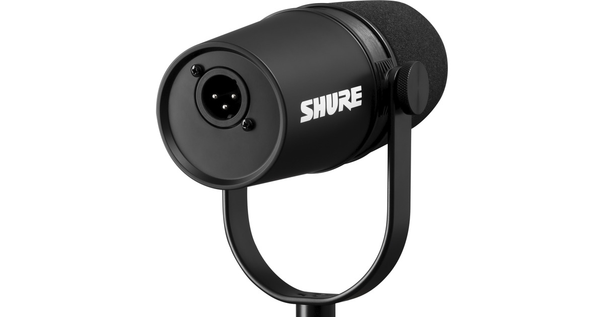 SHUREMV7X Podcastmicrofoon  (Zwart)