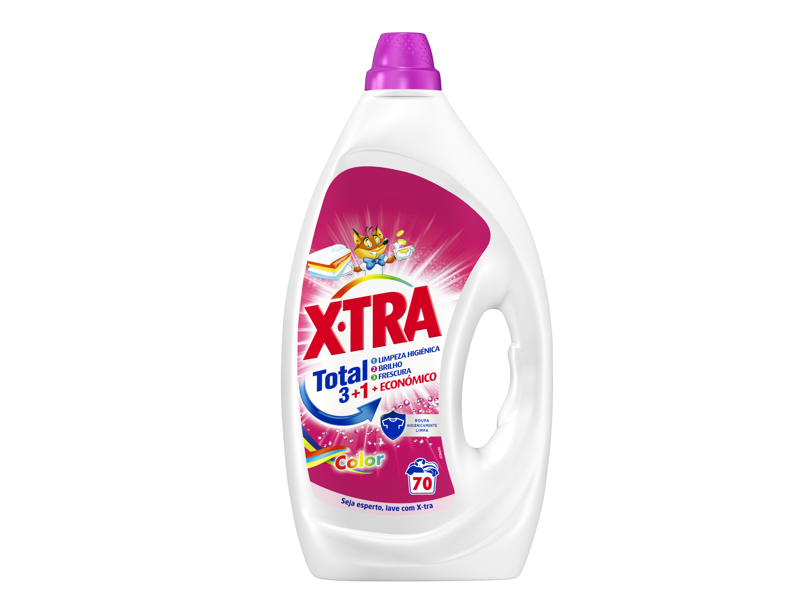DETERGENTE ROUPA MÁQUINA LÍQUIDO X-TRA COLOR GEL 70D