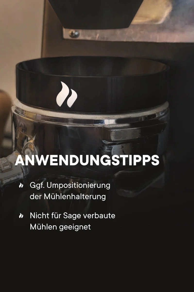 roastmarket Dosierring 58mm Schwarz