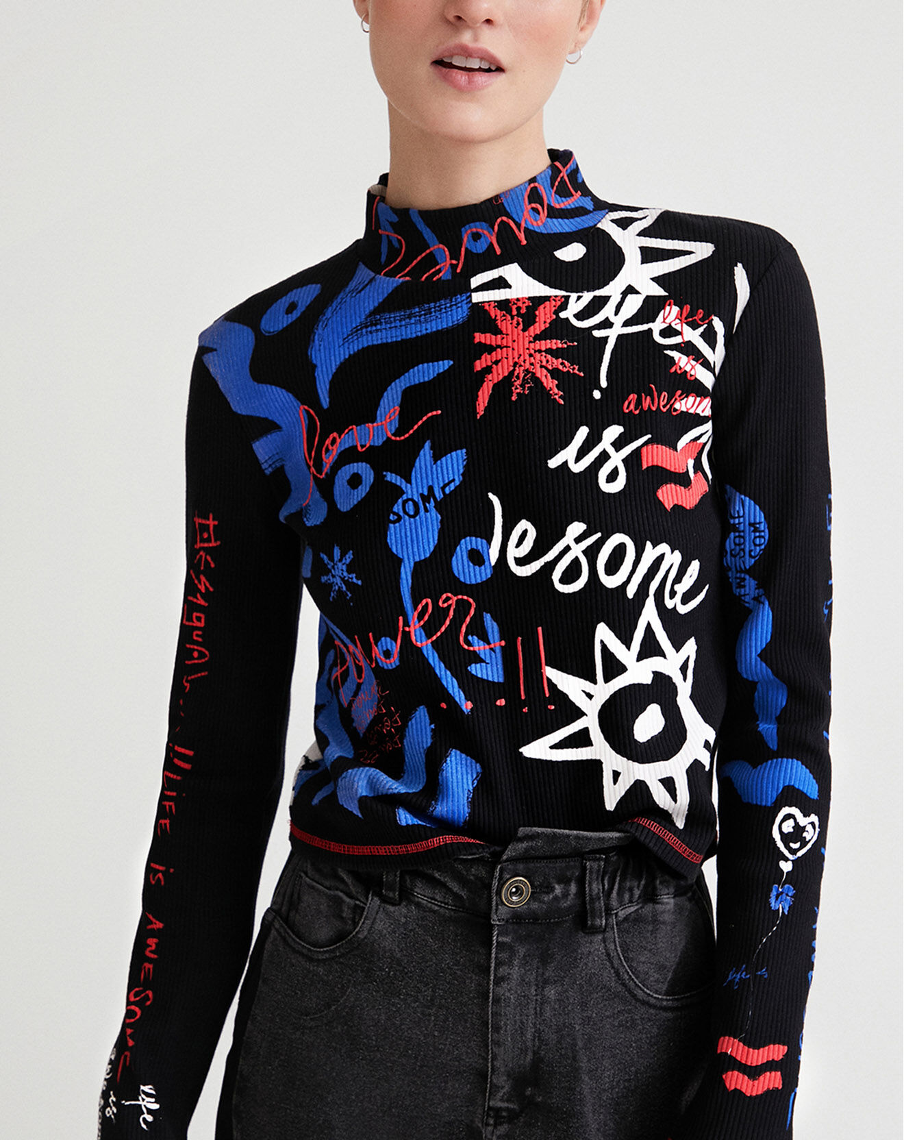 Desigual Top Mathilda noir