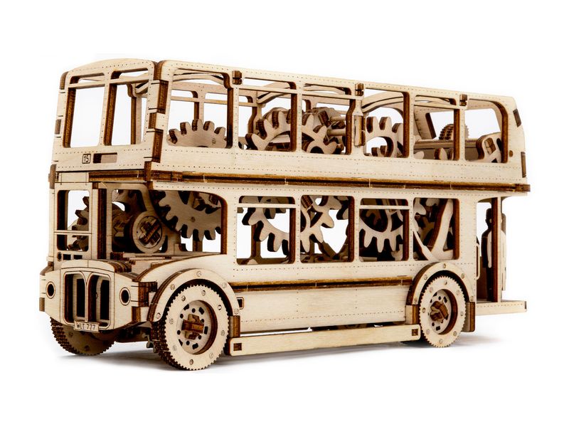Revell Tiny Adventures – London Bus Holzbausatz Detailliertes London Bus Modell