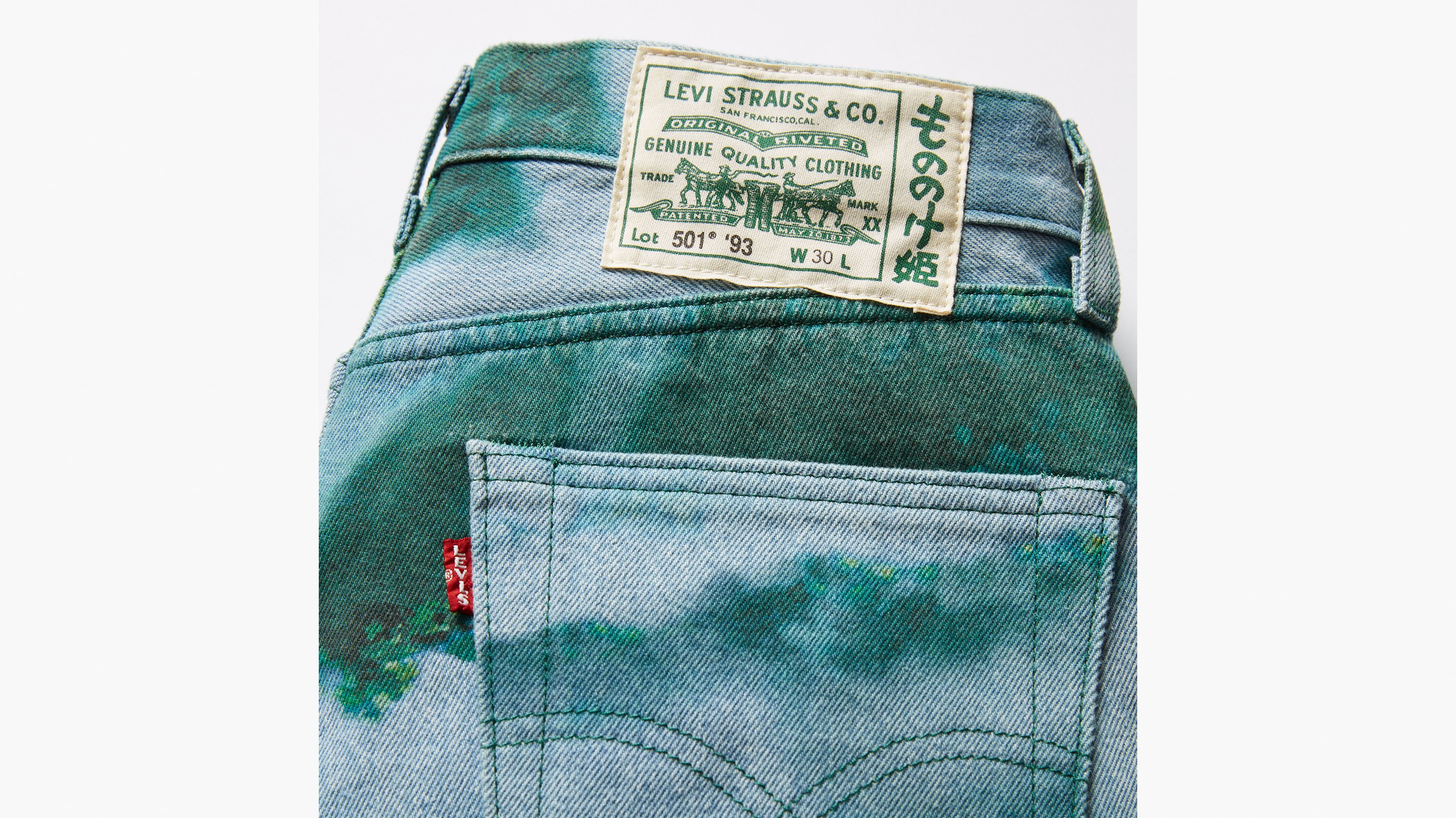 Jean 501® ‘93 droit Levi's® X Princess Mononoke - Xghibli Cloud Blue Jean - Multicolore