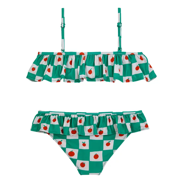 Bobo Choses Maillot 2 Pièces Matière Recyclée Tomates | Vert
