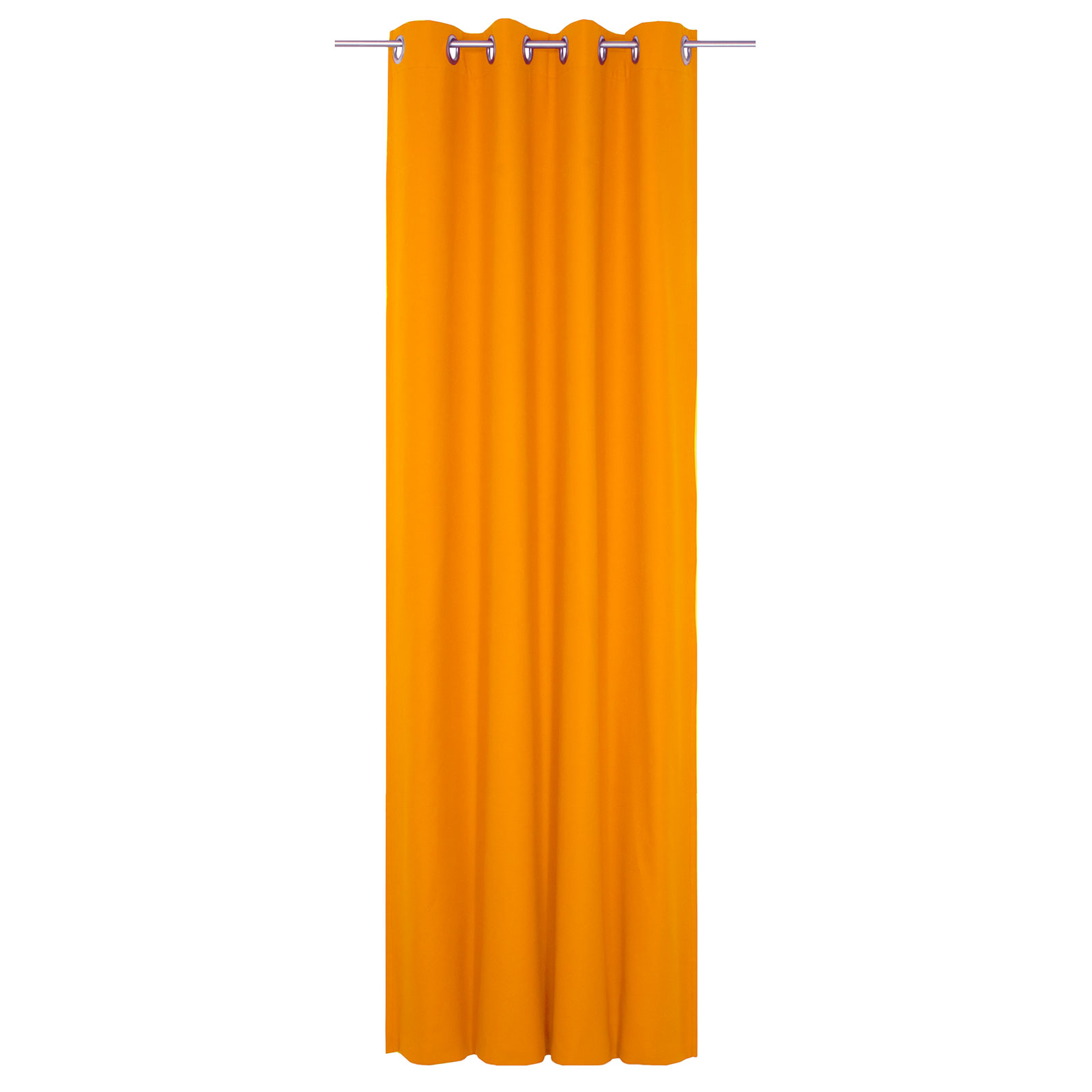 Ösenvorhang WIRTHNATUR - orange - 2-lagig - 130x145 cm