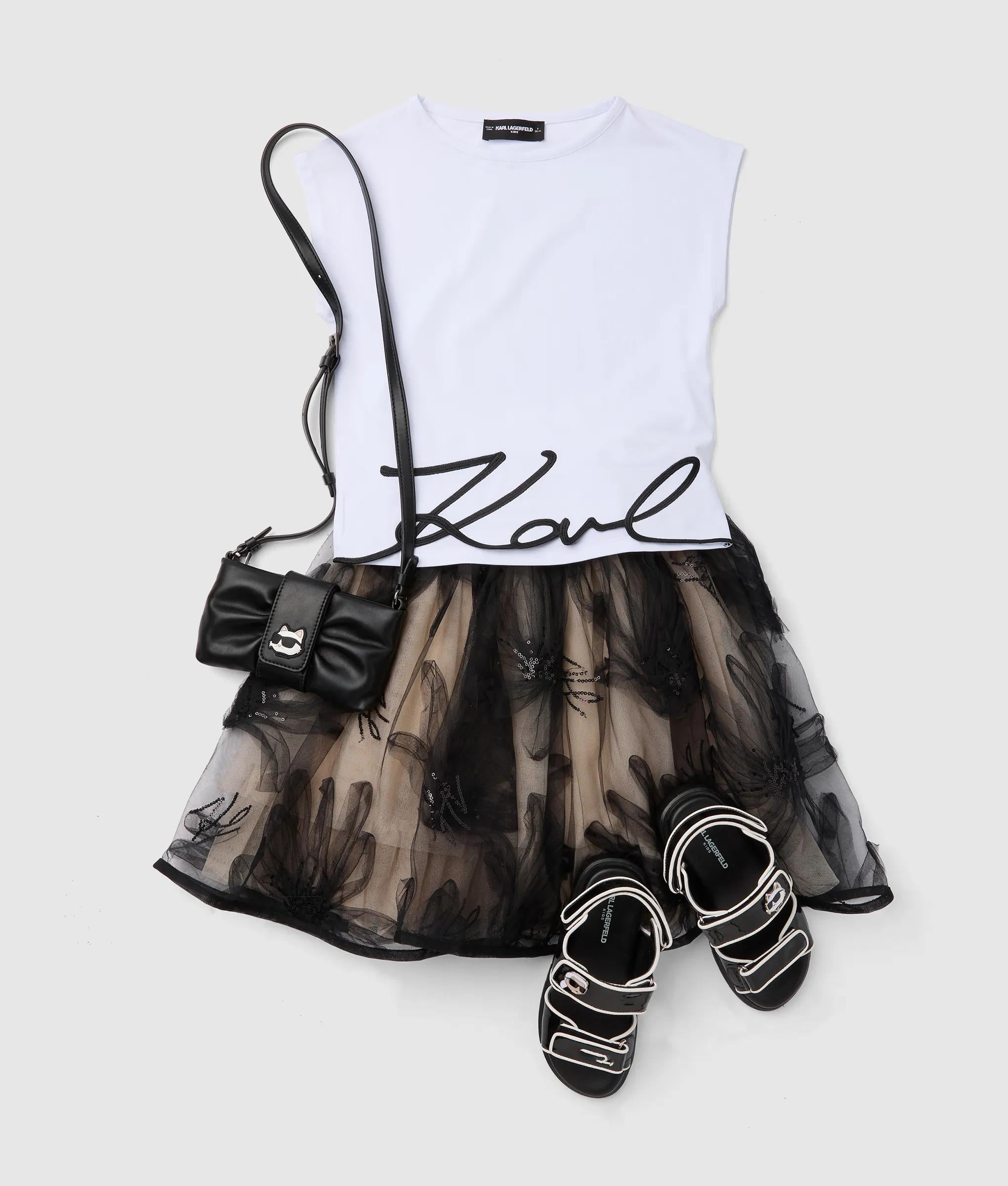 Mesh rok met pailletten voor meisjes
