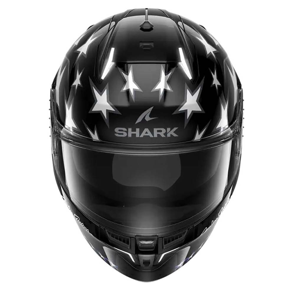 Shark - Casque Skwal i3 US Flag - Troy Lee Designs Noir / Anthracite / Blanc