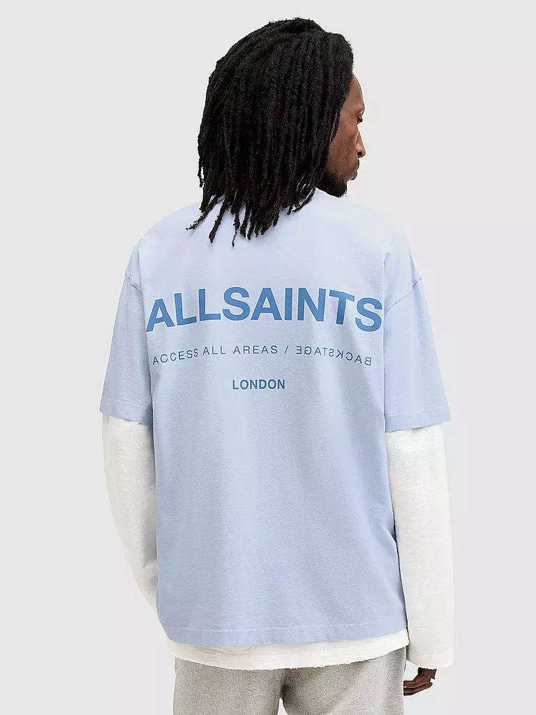 ALLSAINTS T-Shirt ACCESS blau