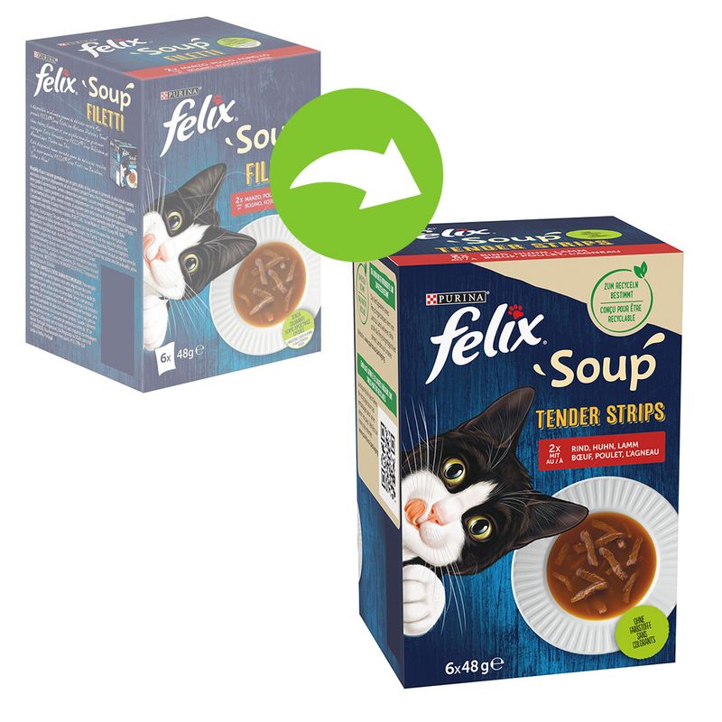 Felix Soup Filets 6 x 48 g
