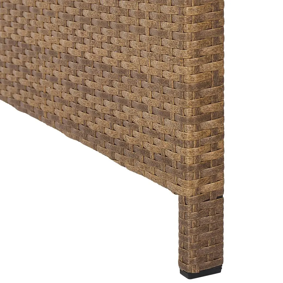 BARDI - Loungeset voor 5 - Wit - PE rotan