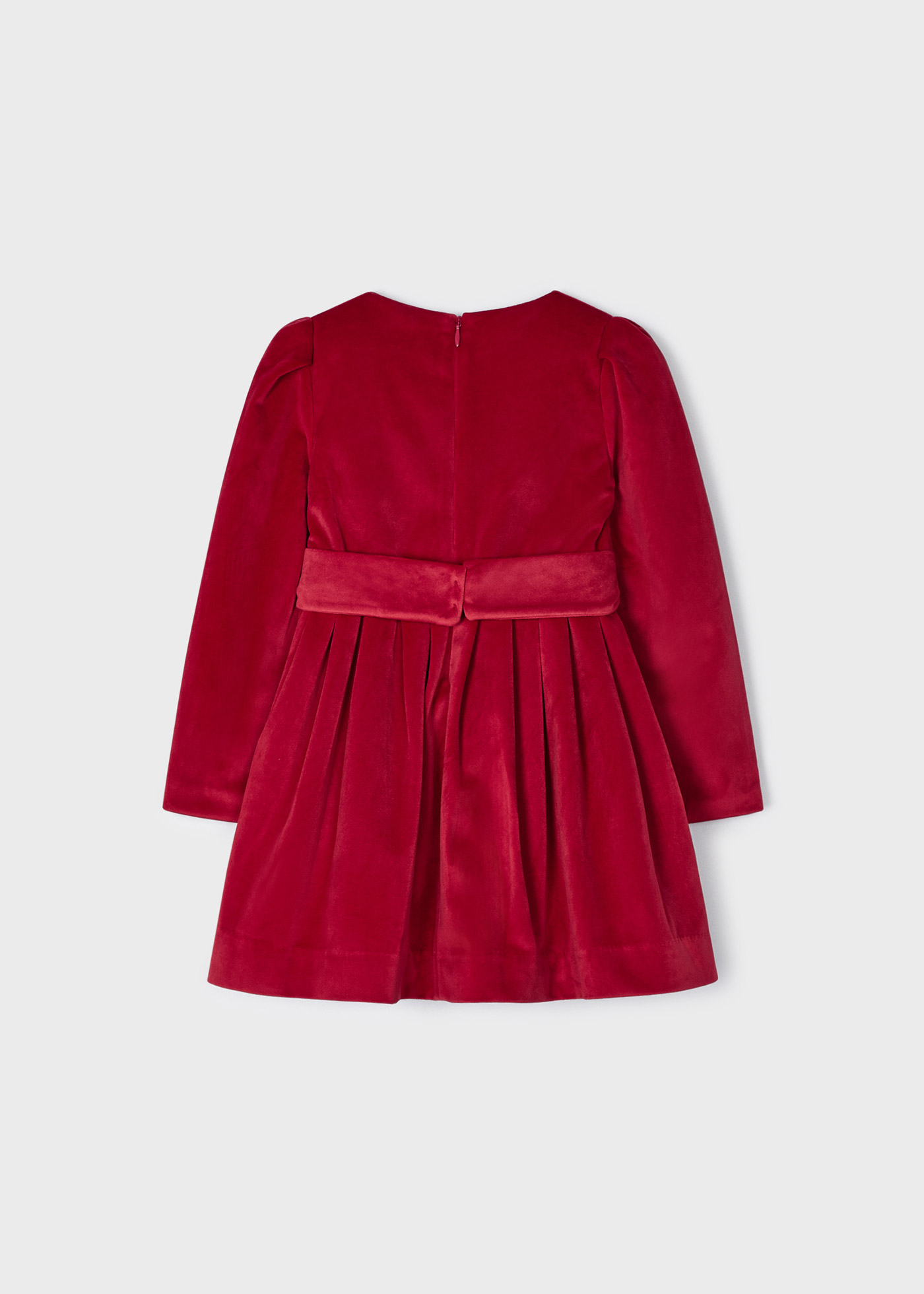 Vestido de veludo para meninas