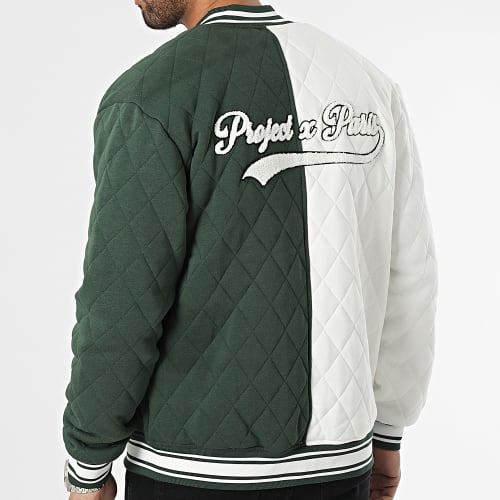 Veste Teddy 2230108 Blanc Vert