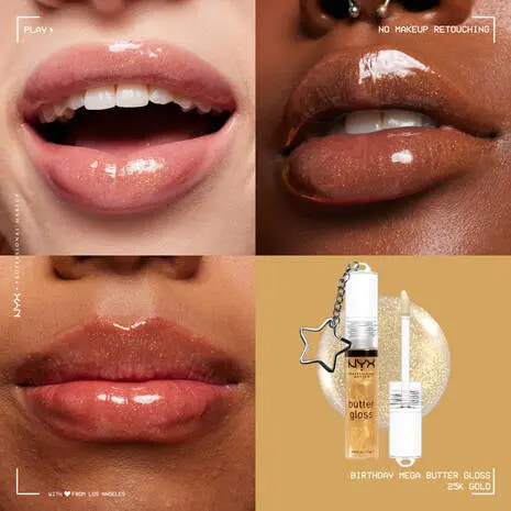 Butter Lip Gloss 25K Gold