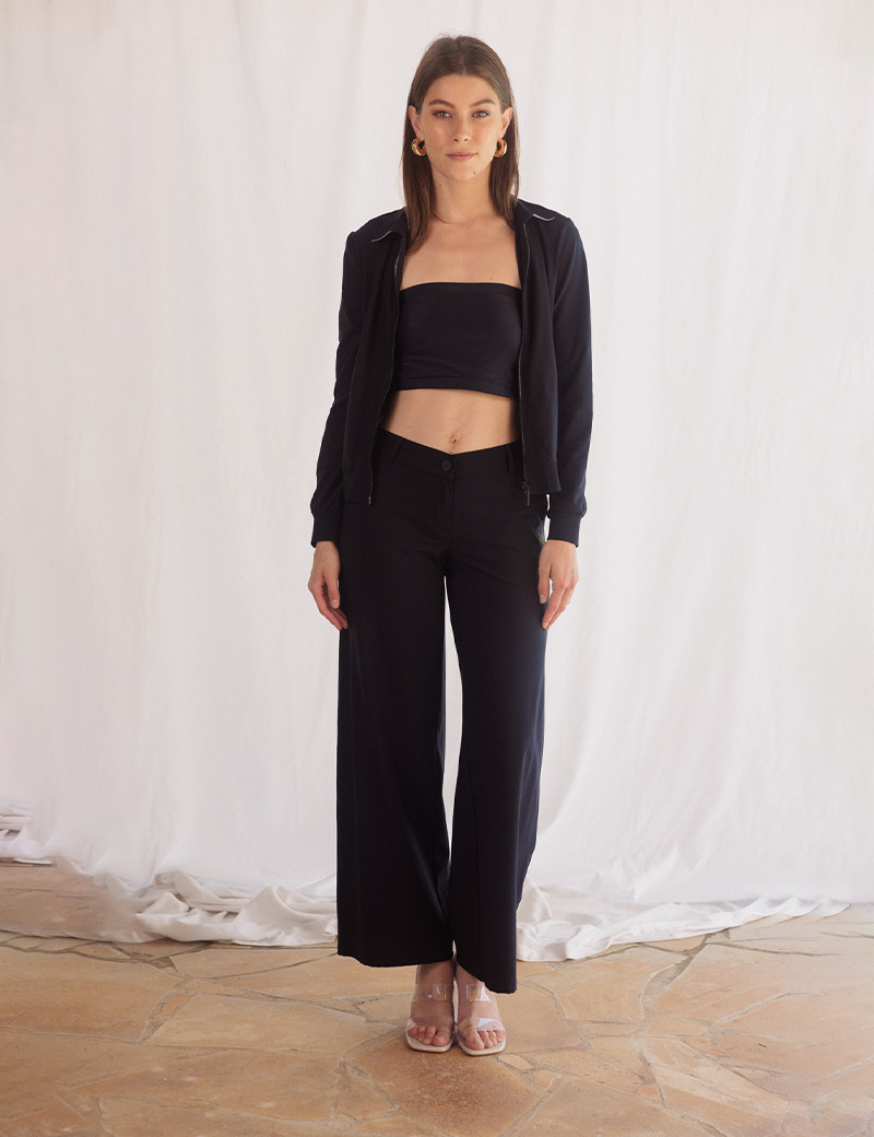 HBT NONCHALANTE CITY | ALESSIA PANTALON NOIR
