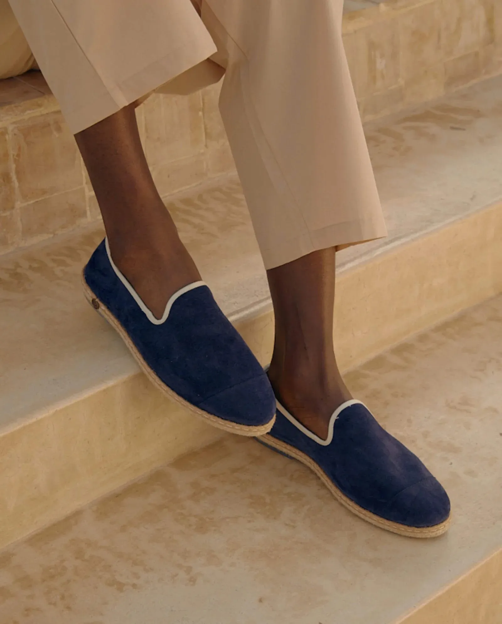 Espadrille homme cuir Angarde