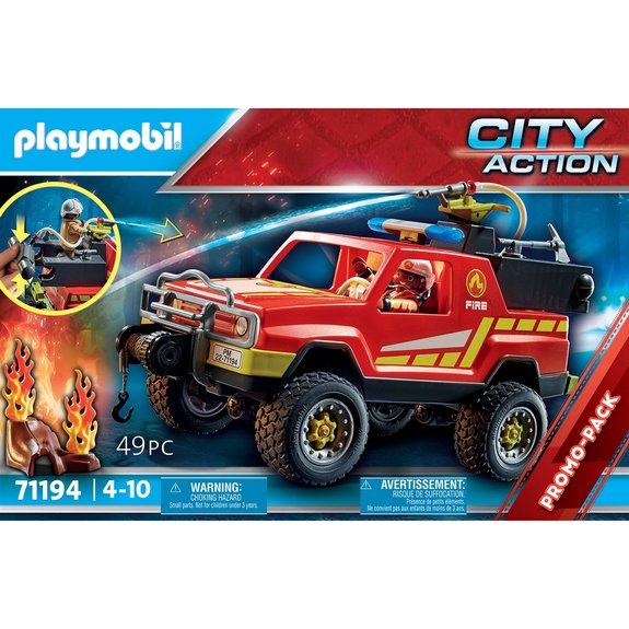Pickup & pompier Playmobil City Action 71194