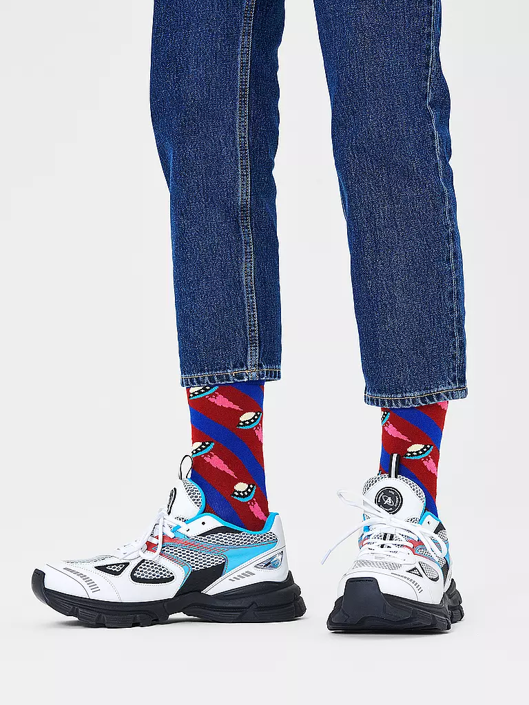 HAPPY SOCKS Herren Socken UFO dark blue / navy dunkelblau
