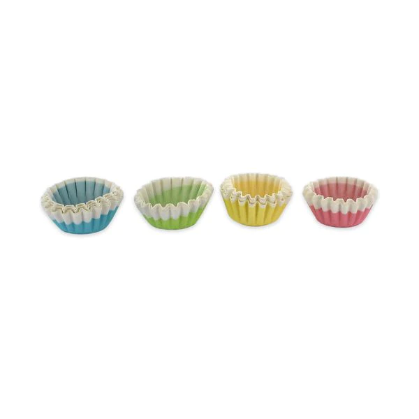 Lot de 100 barquettes alimentaires en papier 2,5 cm Smart pastry Zenke