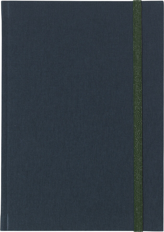 Notem BEA, Notebook med elastik bånd, Dark blue