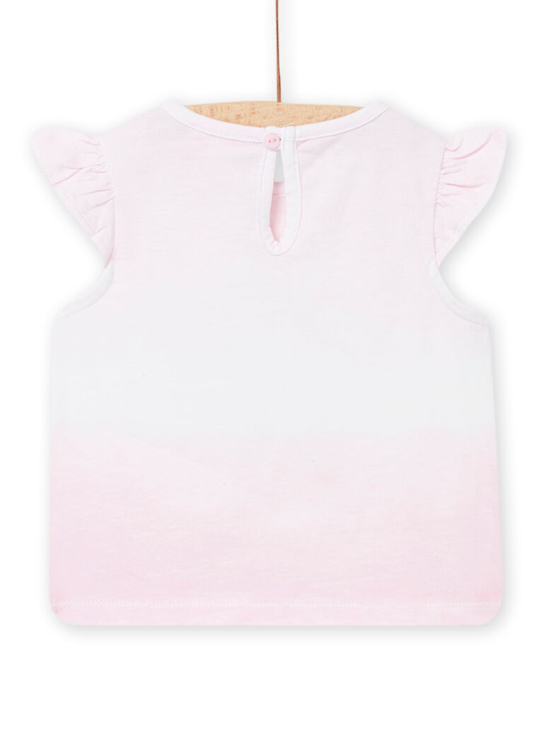 T-shirt rose bébé fille