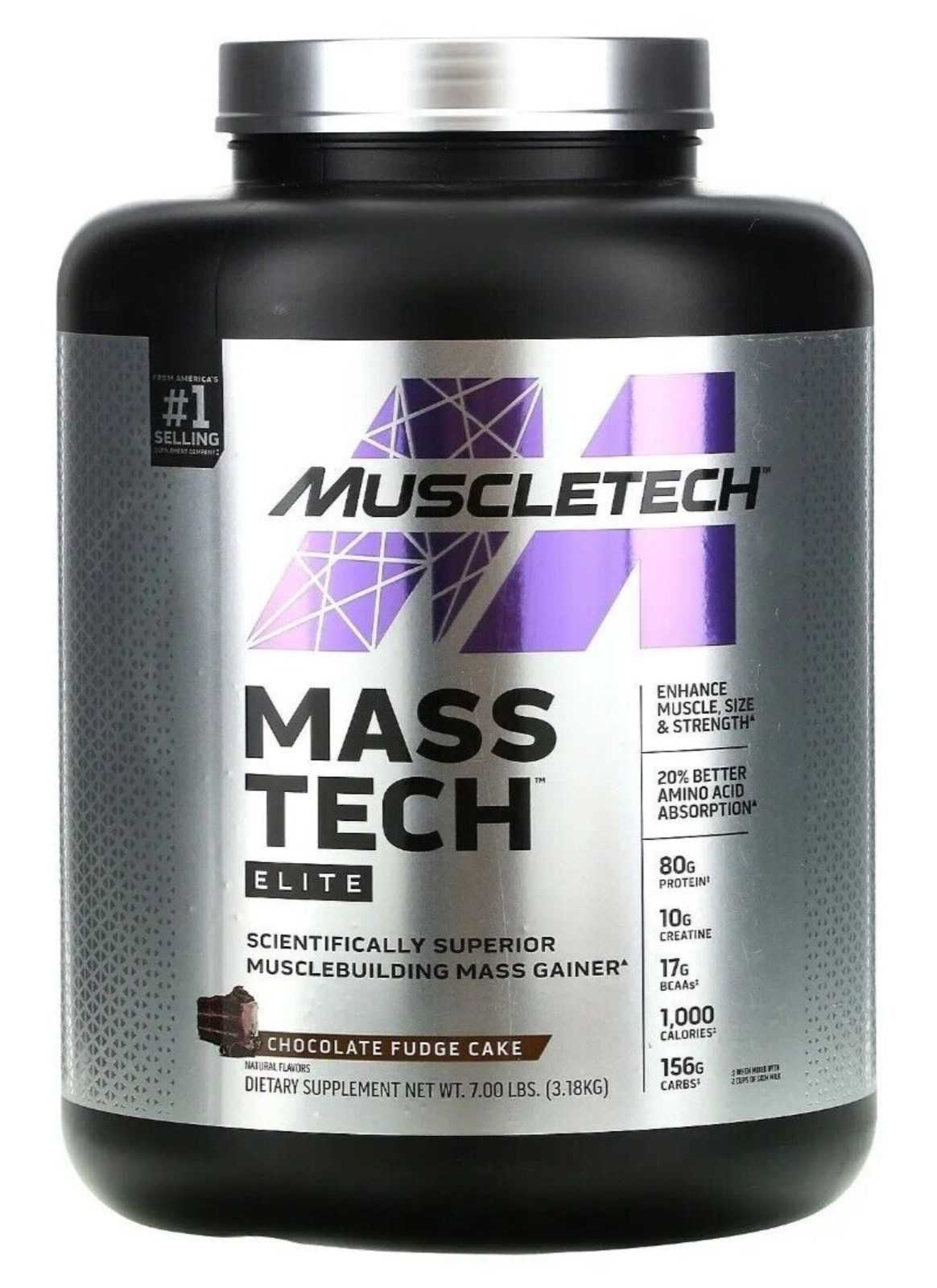 MuscleTech Mass-Tech Elite Performance Series 3,18 kg 3g Creatina