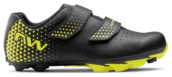 Chaussures VTT Northwave Spike 3 Noir Jaune Fluo