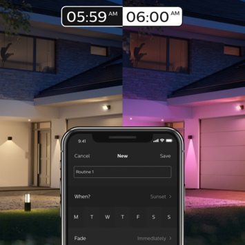 Philips Hue outdoor buitenlamp Resonate zwart