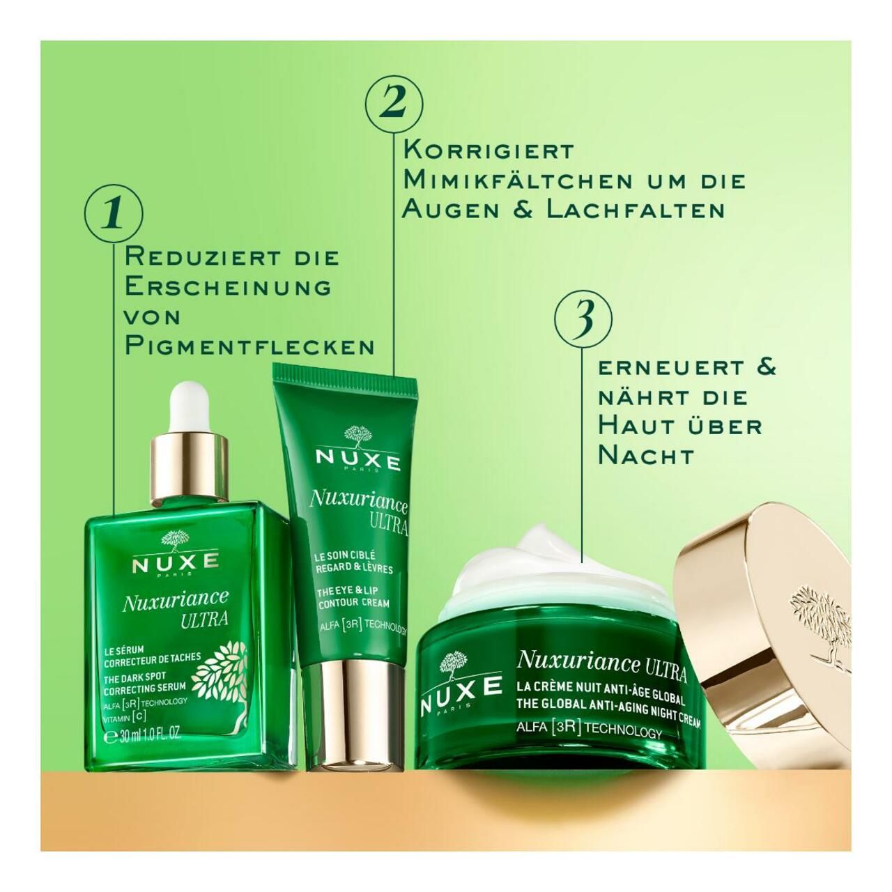 NUXE Nuxuriance® ULTRA Globale Augen- und Lippenkonturen