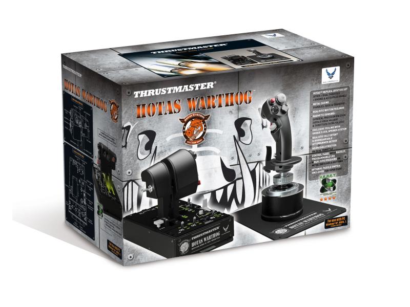 Thrustmaster Joystick Hotas Warthog Flight Stick   Dual Thr U.S. Air Force A-10C HOTAS Replika Joystick-Pack