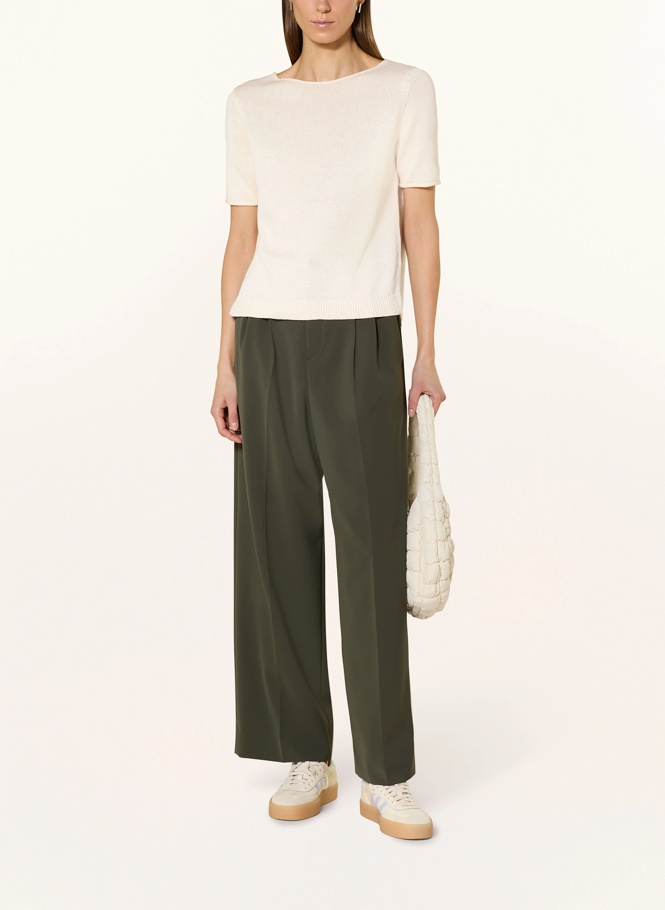 Marc O'Polo Strickshirt mit Leinen
